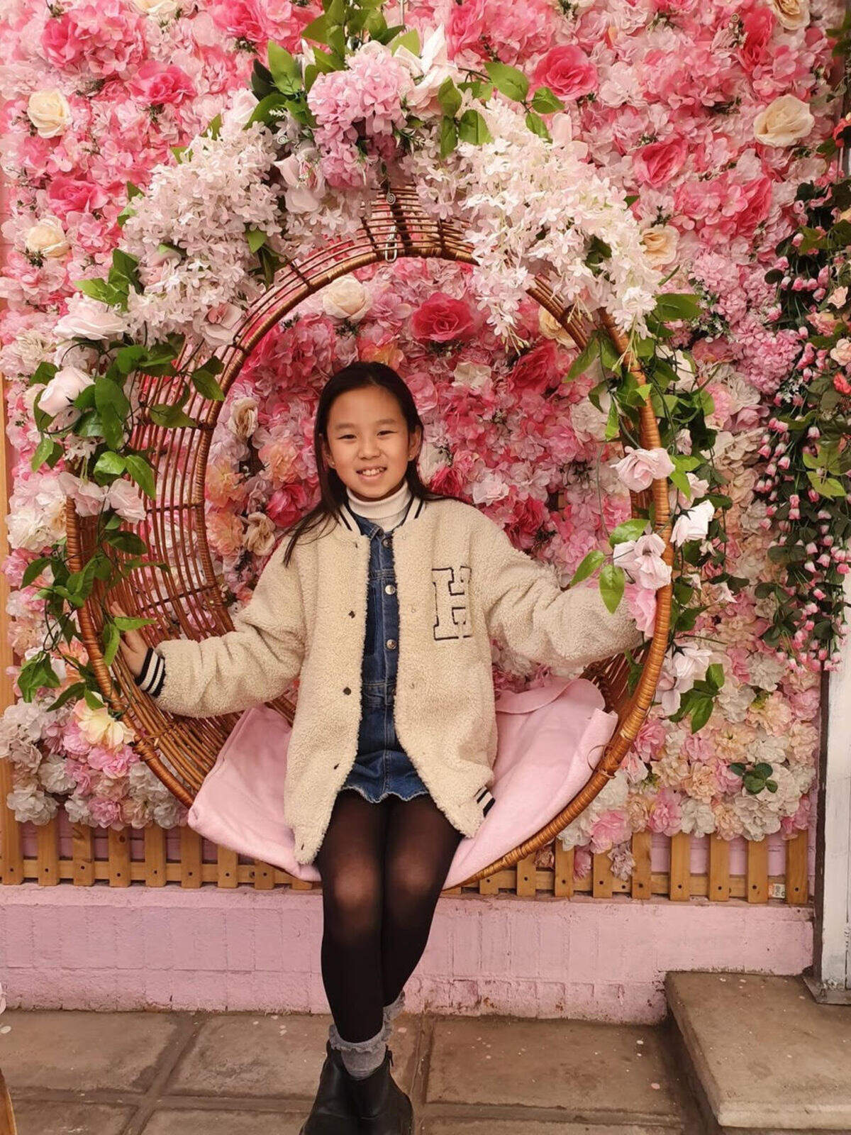 Erin Victoria Ko Han, 13, one of the three girls who died when a barge being pushed by a tugboat slammed into a Miami Yacht Club sailboat in July 2025 off Miami Beach.